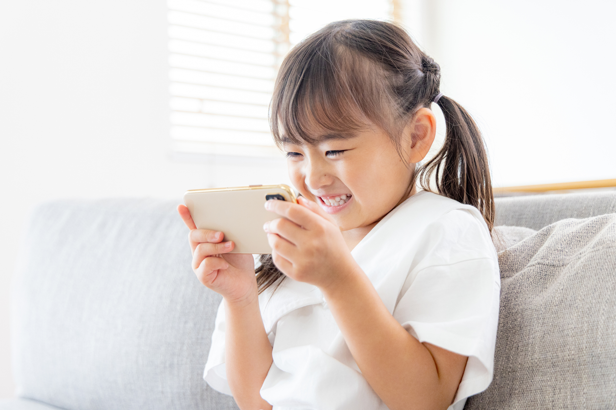 小児の近視のイメージ